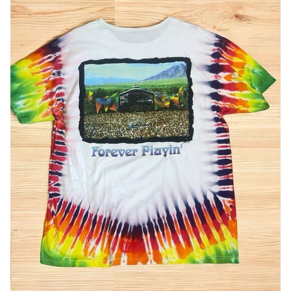 Grateful Dead Other - Vintage 1998 Grateful Dead L Forever Playing Tie Dye Short Sleeve Shirt